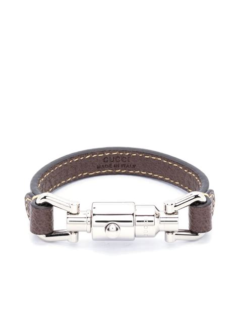 gucci lederarmband|farfetch gucci bracelets.